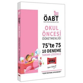 2021 ÖABT Okul Öncesi Öğretmenliği 75’te 75 Tamamı Çözümlü 10 Deneme Sınavı - Yargı Yayınları