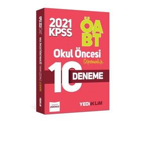 2021 ÖABT Okul Öncesi Öğretmenliği 75’te 75 Tamamı Çözümlü 10 Deneme Sınavı - Yargı Yayınları