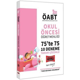 2021 ÖABT Okul Öncesi Öğretmenliği 75’te 75 Tamamı Çözümlü 10 Deneme Sınavı - Yargı Yayınları