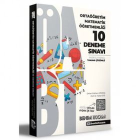 2021 ÖABT Ortaöğretim Matematik Öğretmenliği Tamamı Çözümlü 10 Fasikül Deneme Sınavı - Benim Hocam Yayınları