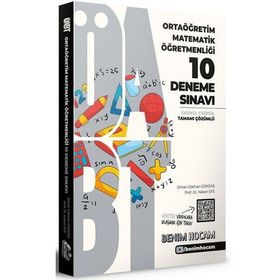 2021 ÖABT Ortaöğretim Matematik Öğretmenliği Tamamı Çözümlü 10 Fasikül Deneme Sınavı - Benim Hocam Yayınları