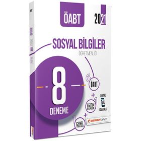 2021 ÖABT Sosyal Bilgiler Öğretmenliği 8 Deneme Dijital Çözümlü-Uzman Kariyer Yayınları