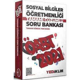 2021 ÖABT Sosyal Bilgiler Öğretmenliği Tamamı Çözümlü Soru Bankası-Yediiklim Yayınları