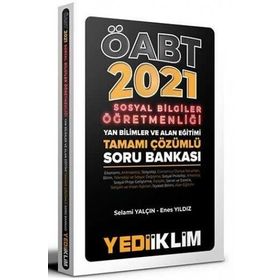 2021 ÖABT Sosyal Bilgiler Öğretmenliği Tamamı Çözümlü Soru Bankası-Yediiklim Yayınları