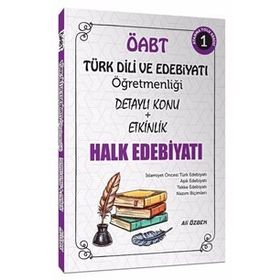 2021 ÖABT Türk Dili ve Edebiyatı Halk Edebiyatı Konu Anlatımlı - Ali Özbek Yayınları