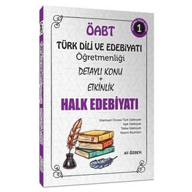 2021 ÖABT Türk Dili ve Edebiyatı Halk Edebiyatı Konu Anlatımlı - Ali Özbek Yayınları