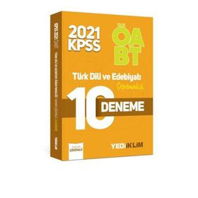 2021 ÖABT Türk Dili ve Edebiyatı Öğretmenliği Berceste Konu Anlatımlı Modüler Set-Yediiklim Yayınları