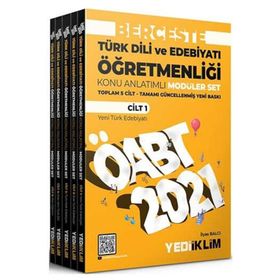 2021 ÖABT Türk Dili ve Edebiyatı Öğretmenliği Berceste Konu Anlatımlı Modüler Set-Yediiklim Yayınları