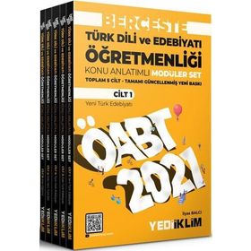 2021 ÖABT Türk Dili ve Edebiyatı Öğretmenliği Berceste Konu Anlatımlı Modüler Set-Yediiklim Yayınları