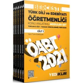 2021 ÖABT Türk Dili ve Edebiyatı Öğretmenliği Berceste Konu Anlatımlı Modüler Set-Yediiklim Yayınları