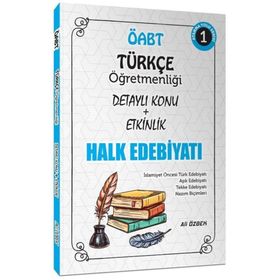 2021 ÖABT Türkçe Öğretmenliği Halk Edebiyatı Konu Anlatımlı-Ali Özbek Yayınları