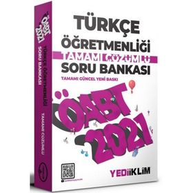 2021 Öabt Türkçe Öğretmenliği Tamamı Çözümlü Soru Bankası-Yediiklim Yayınları