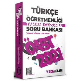 2021 Öabt Türkçe Öğretmenliği Tamamı Çözümlü Soru Bankası-Yediiklim Yayınları