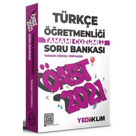 2021 Öabt Türkçe Öğretmenliği Tamamı Çözümlü Soru Bankası-Yediiklim Yayınları