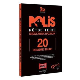 2021 Polis Rütbe Terfi Sınavlarına Hazırlık 20 Deneme Sınavı-Yargı Yayınları