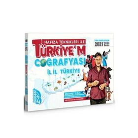 2021 Tüm Adaylar İçin Hafıza Teknikleri İle Türkiyem Coğrafyası-Benim Hocam Yayınları