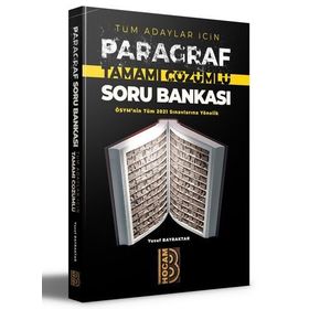 2021 Tüm Adaylar İçin Paragraf Tamamı Çözümlü Soru Bankası - Benim Hocam Yayınları