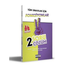 2021 Tüm Sınavlar İçin Fonksiyonlar 2 Soru 2 Çözüm Fasikülü - Benim Hocam Yayınları