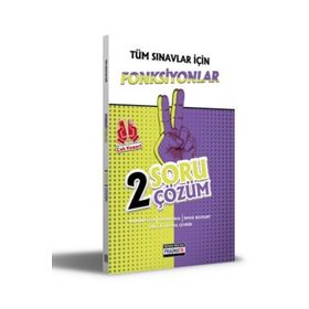 2021 Tüm Sınavlar İçin Fonksiyonlar 2 Soru 2 Çözüm Fasikülü - Benim Hocam Yayınları