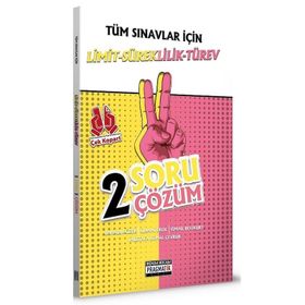 2021 Tüm Sınavlar İçin Limit-Süreklilik-Türev 2 Soru 2 Çözüm Fasikülü - Benim Hocam Yayınları