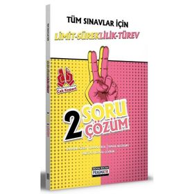 2021 Tüm Sınavlar İçin Limit-Süreklilik-Türev 2 Soru 2 Çözüm Fasikülü - Benim Hocam Yayınları
