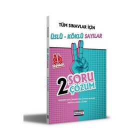 2021 Tüm Sınavlar İçin Üslü-Köklü Sayılar 2 Soru 2 Çözüm Fasikülü - Benim Hocam Yayınları