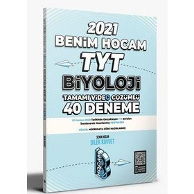 2021 TYT Biyoloji Tamamı Video Çözümlü 40 Deneme Sınavı-Benim Hocam Yayınları