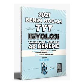 2021 TYT Biyoloji Tamamı Video Çözümlü 40 Deneme Sınavı-Benim Hocam Yayınları