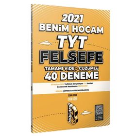 2021 TYT Felsefe Tamamı Video Çözümlü 40 Deneme Sınavı - Benim Hocam Yayınları