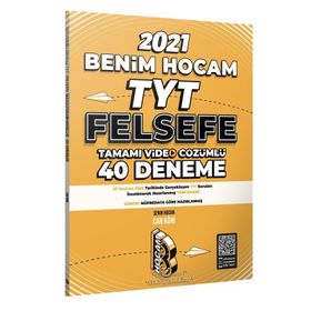 2021 TYT Felsefe Tamamı Video Çözümlü 40 Deneme Sınavı - Benim Hocam Yayınları