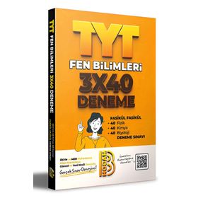 2021 TYT Fen Bilimleri 3x40 Fasikül Denemeler