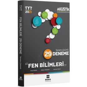 2021 TYT Fen Bilimleri Akustik 29 Deneme-Başka Yayınları