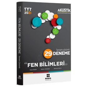 2021 TYT Fen Bilimleri Akustik 29 Deneme-Başka Yayınları