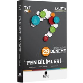 2021 TYT Fen Bilimleri Akustik 29 Deneme-Başka Yayınları
