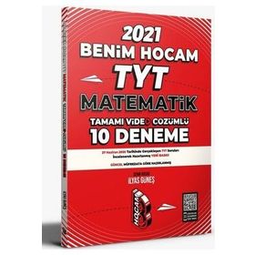 2021 TYT Matematik Tamamı Video Çözümlü 10 Deneme Sınavı-Benim Hocam Yayınları