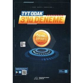 2021 TYT Odak 3'lü Deneme-Paragrafın Şifresi Yayınları