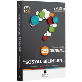 2021 TYT Sosyal Bilimler Akustik 29 Deneme-Başka Yayınları