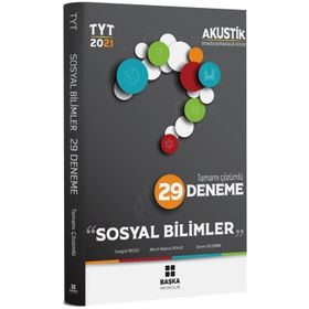 2021 TYT Sosyal Bilimler Akustik 29 Deneme-Başka Yayınları