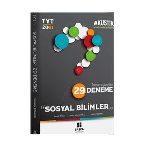 2021 TYT Sosyal Bilimler Akustik 29 Deneme-Başka Yayınları