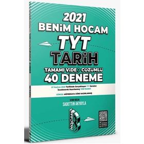 2021 TYT Tarih Tamamı Video Çözümlü 40 Deneme Sınavı-Benim Hocam Yayınları
