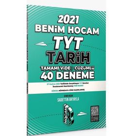 2021 TYT Tarih Tamamı Video Çözümlü 40 Deneme Sınavı-Benim Hocam Yayınları