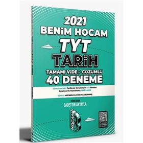 2021 TYT Tarih Tamamı Video Çözümlü 40 Deneme Sınavı-Benim Hocam Yayınları