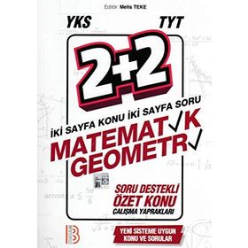 2021 YKS TYT Matematik-Geometri 2+2 Soru Destekli Özet Ders Notları - Benim Hocam Yayınları