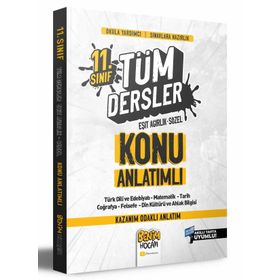 2022 11. Sınıf Eşit Ağırlık Sözel Tüm Dersler Konu Anlatımı Benim Hocam Yayınları