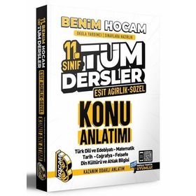 2022 11. Sınıf Eşit Ağırlık Sözel Tüm Dersler Konu Anlatımı Benim Hocam Yayınları