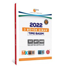 2022-3 Büyük Sınav Ayt Tyt Msü Tıpkı Basım