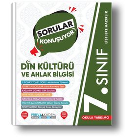 2022 7. Sınıf Din Kültürü ve Ahlak Bilgisi Sorular Konuşuyor Pruva Akademi