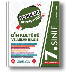 2022 7. Sınıf Din Kültürü ve Ahlak Bilgisi Sorular Konuşuyor Pruva Akademi