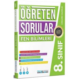 2022 8. Sınıf Fen Bilimleri Öğreten Soru Bankası Pruva Akademi