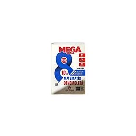 2022 8. Sınıf LGS MEGA Matematik 10 lu Denemeleri Cevap Yayınları